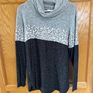 Market & Spruce Heather Gray Cardigan